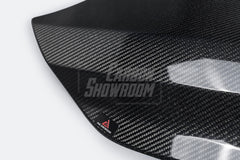 Cadillac CT5 CT5V Blackwing V Premium Luxury Sport Base 2020-ON with Aftermarket Parts - AE Vented Style Hood Bonnet Double-sided Carbon Fiber?from?ArmorExtend