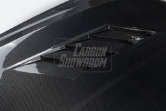 Cadillac CT5 CT5V Blackwing V Premium Luxury Sport Base 2020-ON with Aftermarket Parts - AE Vented Style Hood Bonnet Double-sided Carbon Fiber?from?ArmorExtend