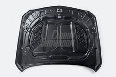 Cadillac CT5 CT5V Blackwing V Premium Luxury Sport Base 2020-ON with Aftermarket Parts - AE Vented Style Hood Bonnet Double-sided Carbon Fiber?from?ArmorExtend