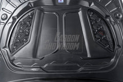 Cadillac CT5 CT5V Blackwing V Premium Luxury Sport Base 2020-ON with Aftermarket Parts - AE Vented Style Hood Bonnet Double-sided Carbon Fiber?from?ArmorExtend