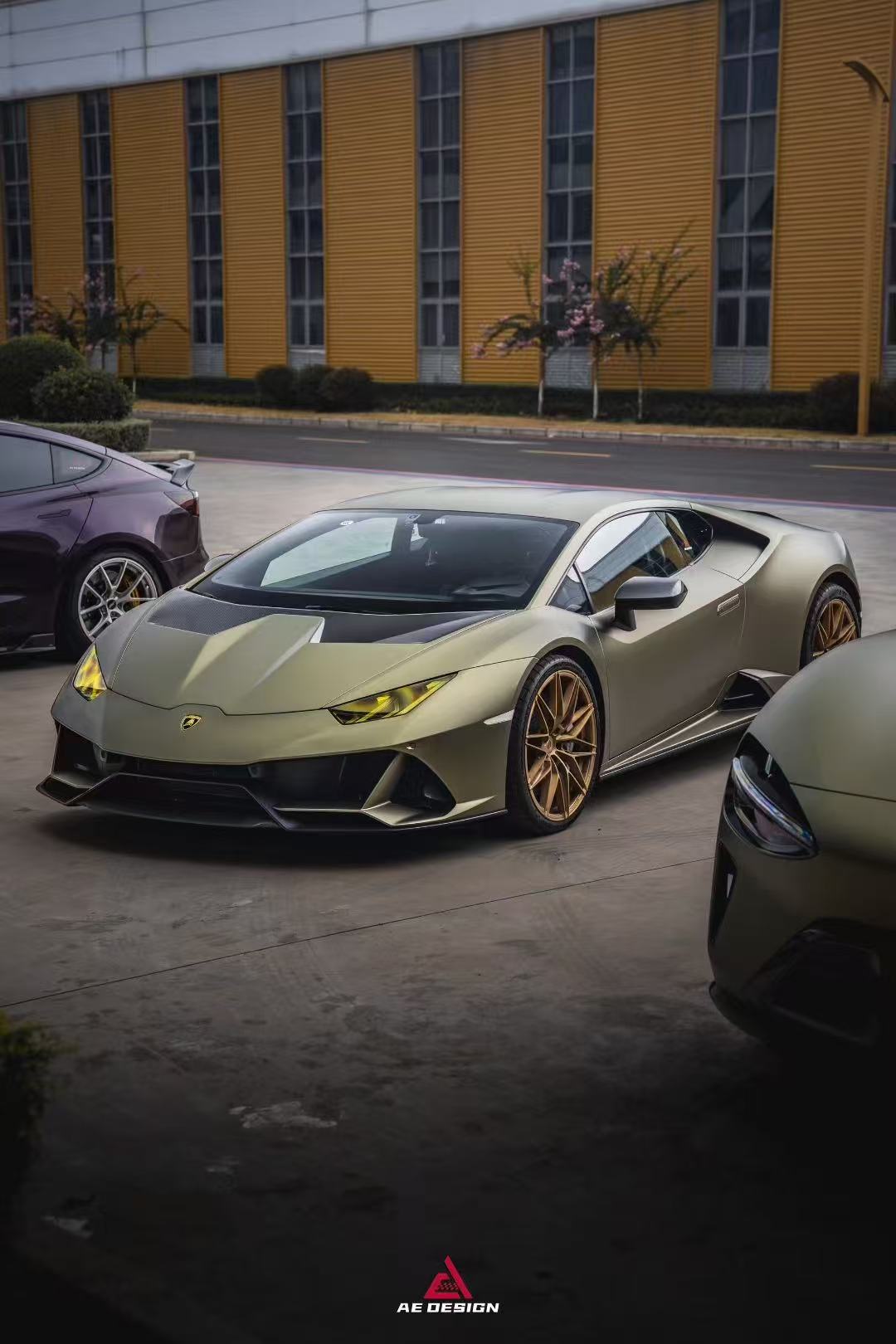Lamborghini Huracan LP580 LP610 Evo RWD AWD Tecnica Performante 2015 2016 2017 2018 2019 2020 2021 2022 2023 2024 with Aftermarket Parts - Hood Pre-preg Carbon Fiber from ArmorExtend