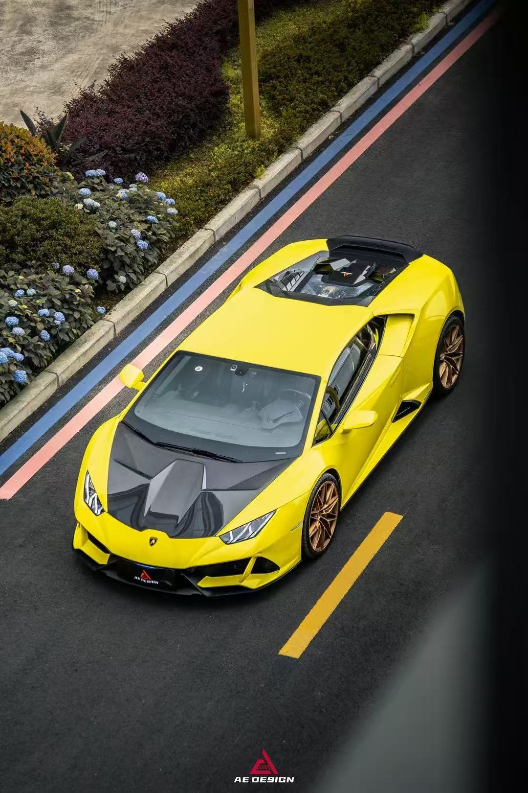 Lamborghini Huracan LP580 LP610 Evo RWD AWD Tecnica Performante 2015 2016 2017 2018 2019 2020 2021 2022 2023 2024 with Aftermarket Parts - Hood Pre-preg Carbon Fiber from ArmorExtend