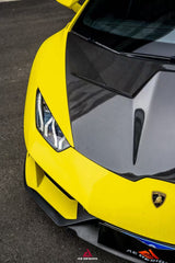 Lamborghini Huracan LP580 LP610 Evo RWD AWD Tecnica Performante 2015 2016 2017 2018 2019 2020 2021 2022 2023 2024 with Aftermarket Parts - Hood Pre-preg Carbon Fiber from ArmorExtend