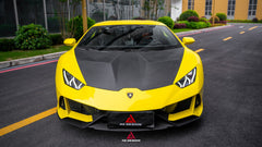 Lamborghini Huracan LP580 LP610 Evo RWD AWD Tecnica Performante 2015 2016 2017 2018 2019 2020 2021 2022 2023 2024 with Aftermarket Parts - Hood Pre-preg Carbon Fiber from ArmorExtend