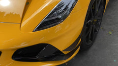 Lotus Emira 3.6 V6 2.0 Four-cylinder 2022-ON with Aftermarket Parts - AE Front Canards?Carbon Fiber from ArmorExtend