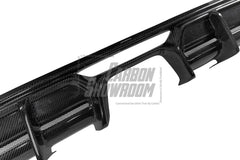 MINI Cooper JCW (John Cooper Works) F56 LCI 2022 2023 2024 with Aftermarket Parts - AE Style Rear Diffuser & Canards Carbon Fiber from ArmorExtend