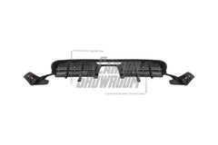 MINI Cooper JCW (John Cooper Works) F56 LCI 2022 2023 2024 with Aftermarket Parts - AE Style Rear Diffuser & Canards Carbon Fiber from ArmorExtend