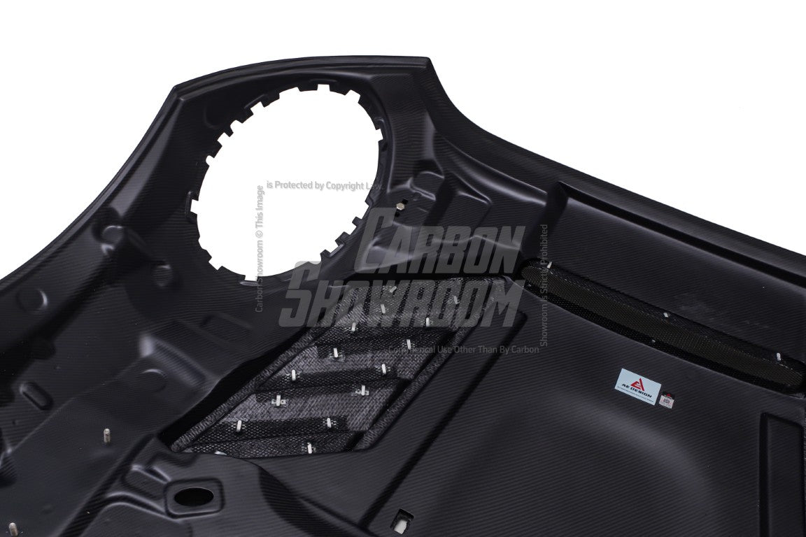 MINI Cooper JCW (John Cooper Works) F56 & Cooper (All Models) LCI 2022 2023 2024 with Aftermarket Parts - AE Style Hood?Carbon Fiber?from ArmorExtend