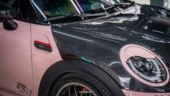 MINI Cooper JCW (John Cooper Works) F56 & Cooper (All Models) LCI 2022 2023 2024 with Aftermarket Parts - AE Style Hood?Carbon Fiber?from ArmorExtend