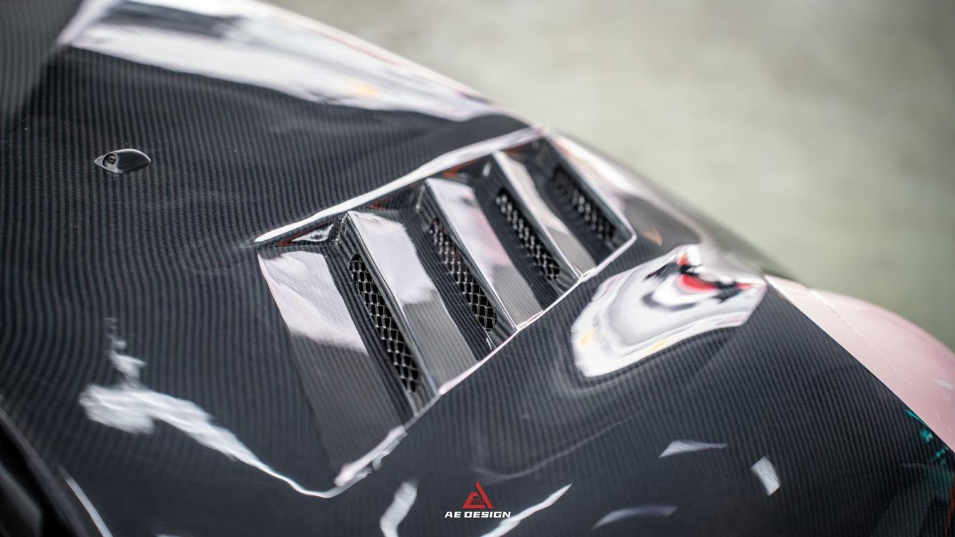 MINI Cooper JCW (John Cooper Works) F56 & Cooper (All Models) LCI 2022 2023 2024 with Aftermarket Parts - AE Style Hood?Carbon Fiber?from ArmorExtend
