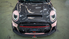 MINI Cooper JCW (John Cooper Works) F56 & Cooper (All Models) LCI 2022-ON with Aftermarket Parts - AE Style Carbon Fiber Hood from ArmorExtend