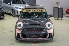 MINI Cooper JCW (John Cooper Works) F56 LCI 2022-ON with Aftermarket Parts - AE Style Carbon Fiber Front Lip from ArmorExtend