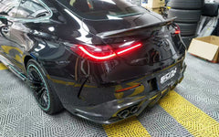 Mercedes Benz CLE-Class AMG CLE 53 C236 A236 2024-ON with Aftermarket Parts - AE Style ear Lip Spoiler Dry Pre-preg Carbon Fiber from?ArmorExtend