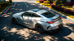 Mercedes Benz CLE-Class AMG CLE 53 C236 A236 2024-ON with Aftermarket Parts - AE Style ear Lip Spoiler Dry Pre-preg Carbon Fiber from?ArmorExtend