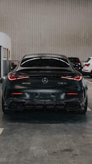 Mercedes Benz CLE-Class AMG CLE 53 C236 A236 2024-ON with Aftermarket Parts - AE Style ear Lip Spoiler Dry Pre-preg Carbon Fiber from?ArmorExtend