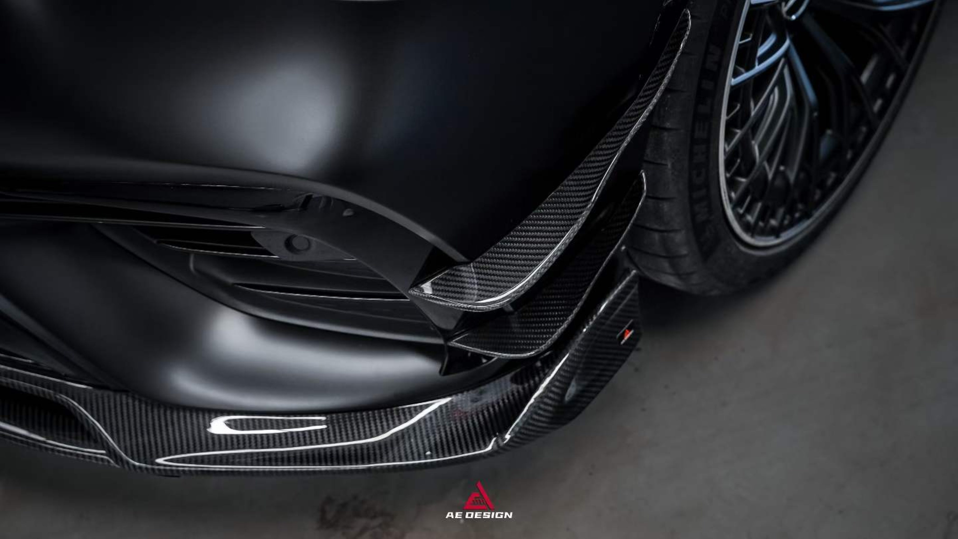 Mercedes Benz CLE-Class AMG CLE 53 C236 A236 2024-ON with Aftermarket Parts - AE Style Front Canards Dry Pre-preg Carbon Fiber from ArmorExtend