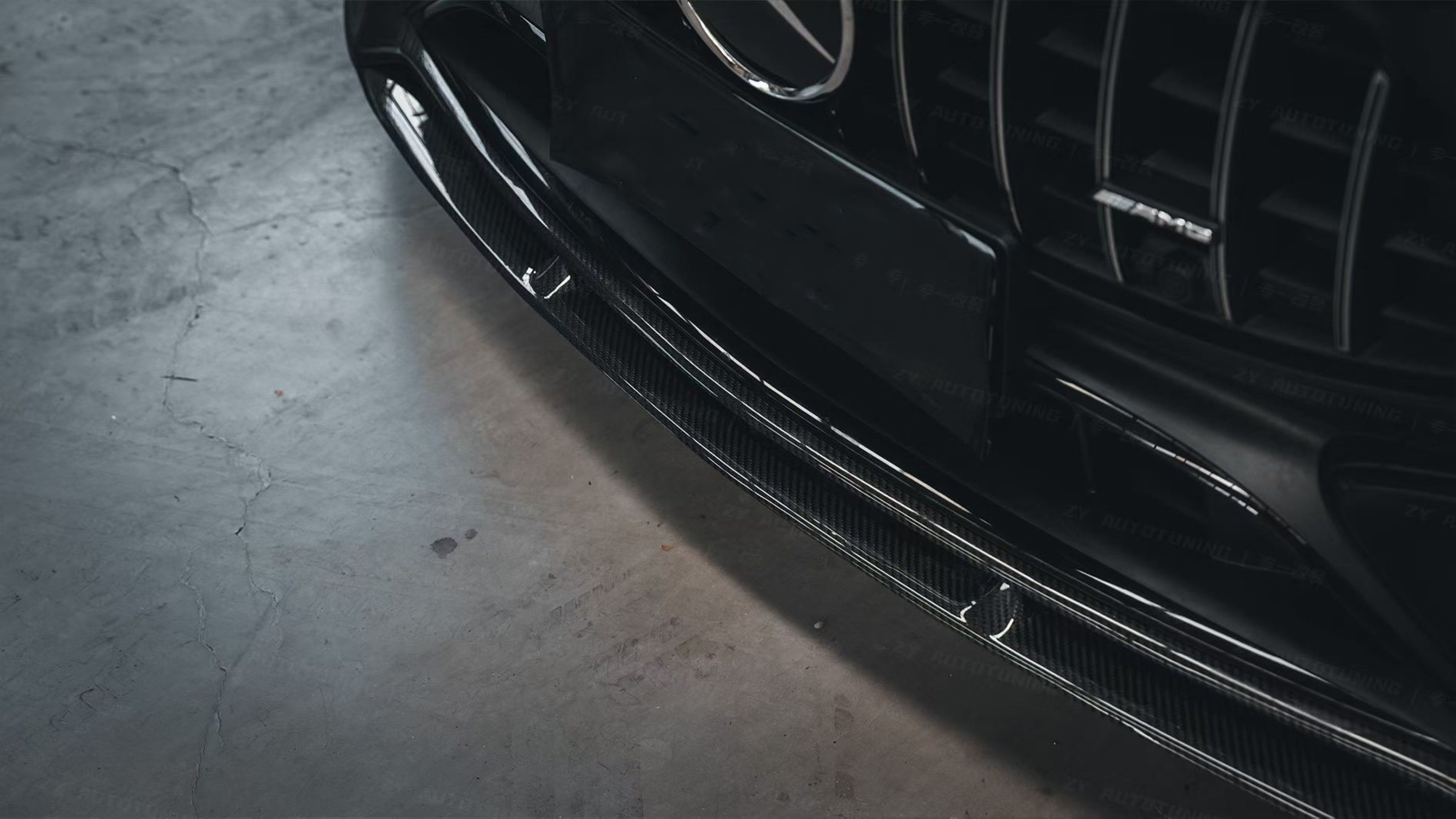 Mercedes Benz CLE-Class AMG CLE 53 C236 A236 2024-ON with Aftermarket Parts - AE Style Front Canards Dry Pre-preg Carbon Fiber from ArmorExtend