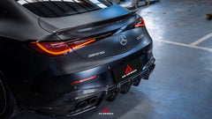 Mercedes Benz CLE-Class AMG CLE 53 C236 A236 2024-ON with Aftermarket Parts - AE Style ear Lip Spoiler Dry Pre-preg Carbon Fiber from?ArmorExtend