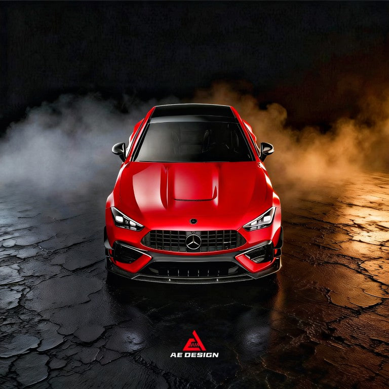 Mercedes Benz CLE-Class AMG CLE 53 C236 A236 2024-ON with Aftermarket Parts - AE Style Front Canards Dry Pre-preg Carbon Fiber from?ArmorExtend