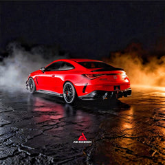 Mercedes Benz CLE-Class AMG CLE 53 C236 A236 2024-ON with Aftermarket Parts - AE Style ear Lip Spoiler Dry Pre-preg Carbon Fiber from?ArmorExtend