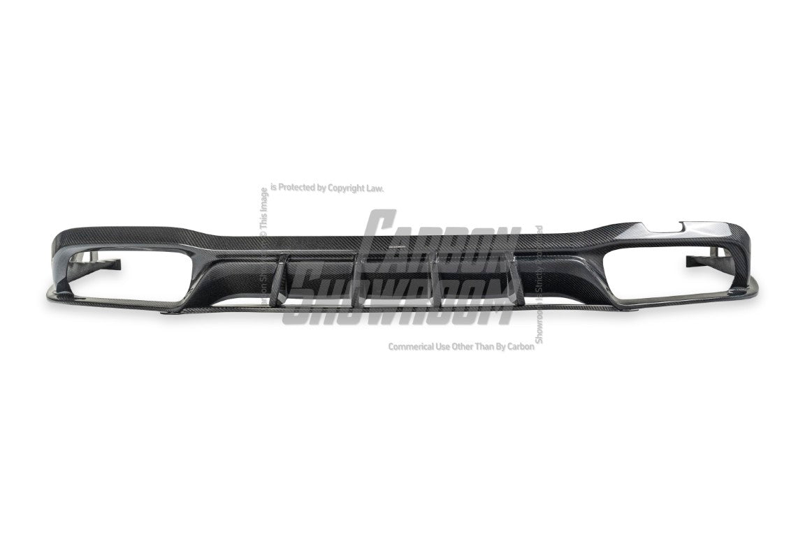 Mercedes Benz E-Class E350 E450 (with sport package bumper) W213 Facelift 2020 2021 2022 2023 2024 & E53 E63/S W213 Facelift 2020 2021 2022 2023 2024 with Aftermarket Parts - AE Rear Diffuser?Carbon Fiber?from?ArmorExtend