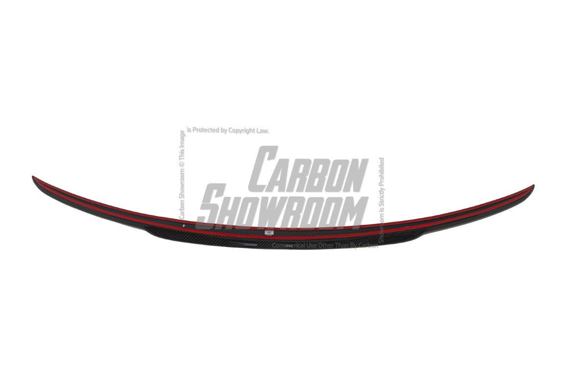 Mercedes Benz E-Class E350 E450 W213 2017 2018 2019 2020 2021 2022 2023 2024 & E53 E63 W213 2018 2019 2020 2021 2022 2023 2024 with Aftermarket Parts - AE Rear Spoiler Carbon Fiber?from ArmorExtend