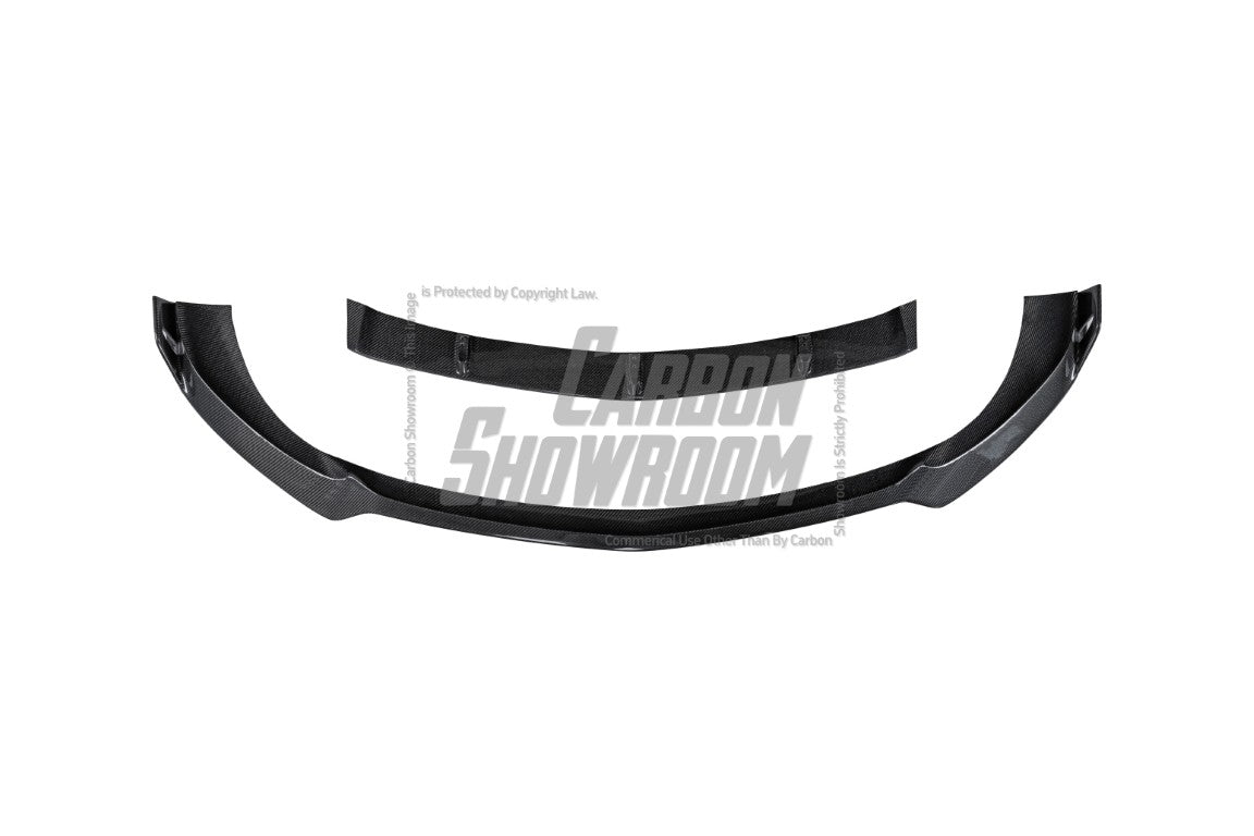 Mercedes Benz E63 W213 2021 2022 2023 2024 with Aftermarket Parts - AE Front Lip Carbon Fiber from ArmorExtend