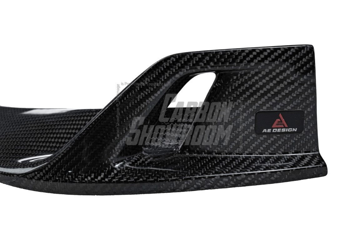 Mercedes Benz E63 W213 2021 2022 2023 2024 with Aftermarket Parts - AE Front Lip?Carbon Fiber?from ArmorExtend