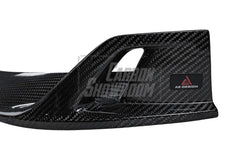 Mercedes Benz E63 W213 2021 2022 2023 2024 with Aftermarket Parts - AE Front Lip Carbon Fiber from ArmorExtend