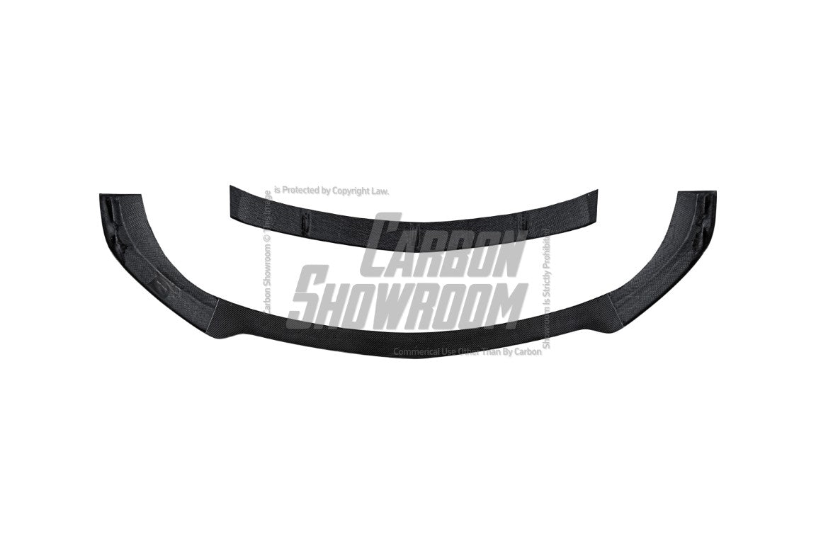 Mercedes Benz E63 W213 2021 2022 2023 2024 with Aftermarket Parts - AE Front Lip Carbon Fiber from ArmorExtend