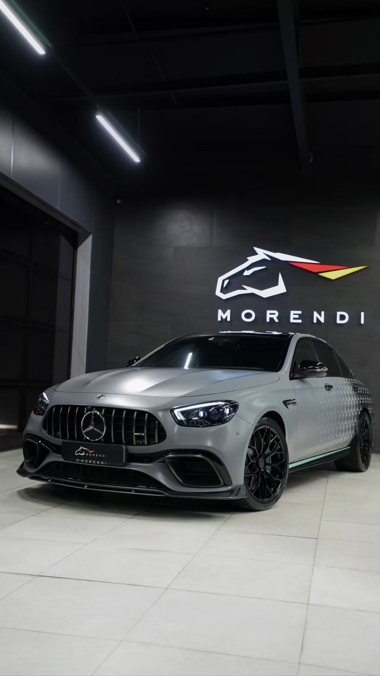 Mercedes Benz E63 E63S W213 2021 2022 2023 2024 with Aftermarket Parts - AE Style Intake Vent Cover Carbon Fiber from ArmorExtend