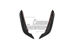 Mercedes Benz E63 E63S W213 2021 2022 2023 2024 with Aftermarket Parts - AE Front Canards Carbon Fiber from ArmorExtend