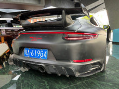 Porsche 911 991.2 Carrera GTS/4 GTS & Carrera 2/2S/4/4S (with PSE Package) 2015-2019 with Aftermarket Parts - AE Style Carbon Fiber Rear Diffuser from ArmorExtend