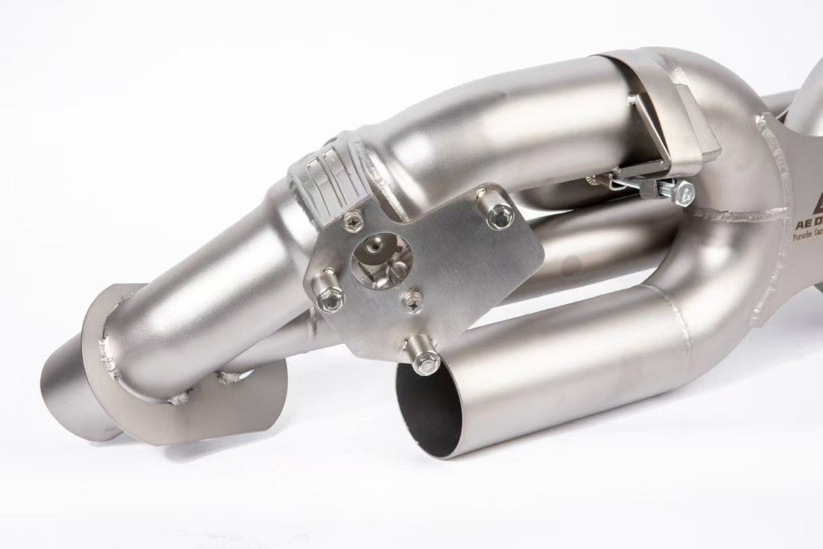 Porsche 911 992.1 Carerra Base/S/T/4/4S/GTS 2020-2024 & 992.2 Carerra Base/S/T 2025-ON with Aftermarket Parts - Axle-back Exhaust with Valve Stainless Steel / Titanium from?ArmorExtend