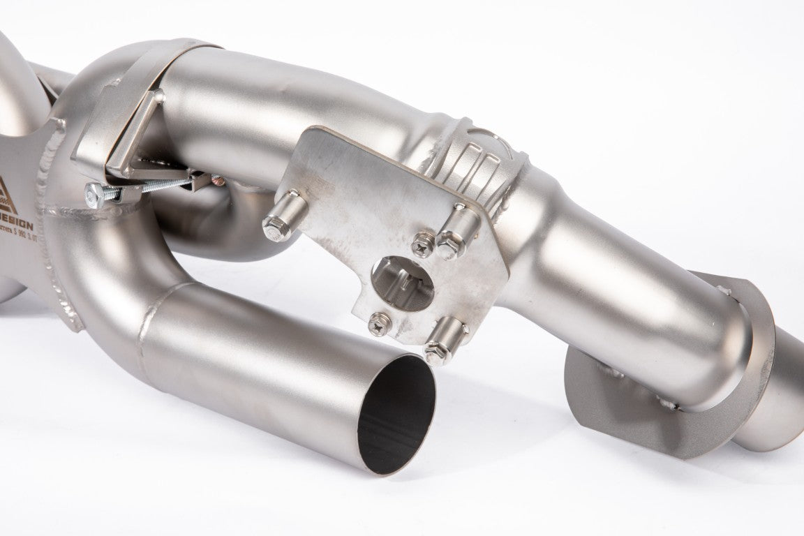 Porsche 911 992.1 Carerra Base/S/T/4/4S/GTS 2020-2024 & 992.2 Carerra Base/S/T 2025-ON with Aftermarket Parts - Axle-back Exhaust with Valve Stainless Steel / Titanium from?ArmorExtend