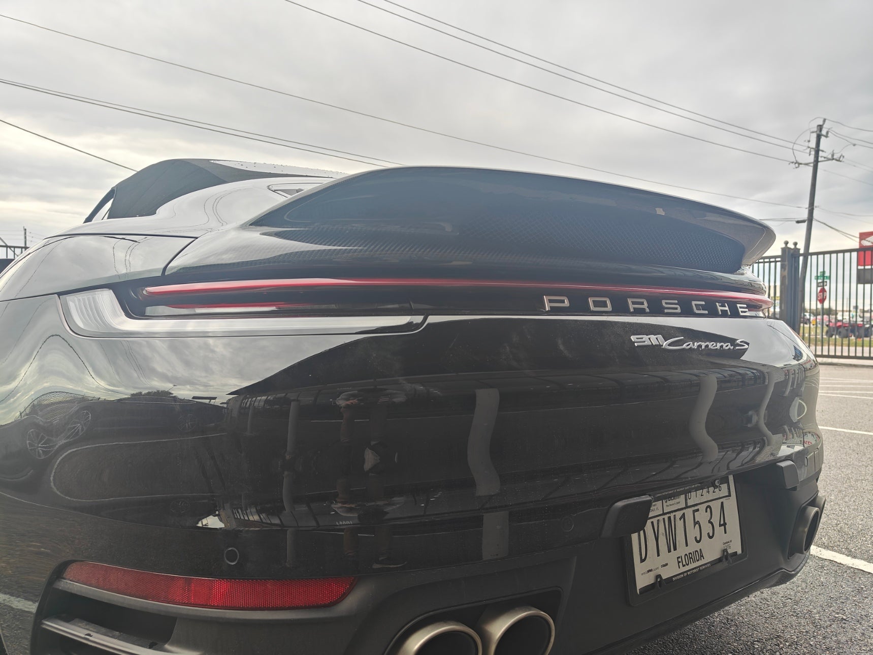 Porsche 911 992 992.1 Carrera Base/S/T/4/4S/Targa 4/ Targa 4S/GTS 2020-2024 with Aftermarket Parts - AE ART Style Ducktail Spoiler Carbon Fiber from ArmorExtend