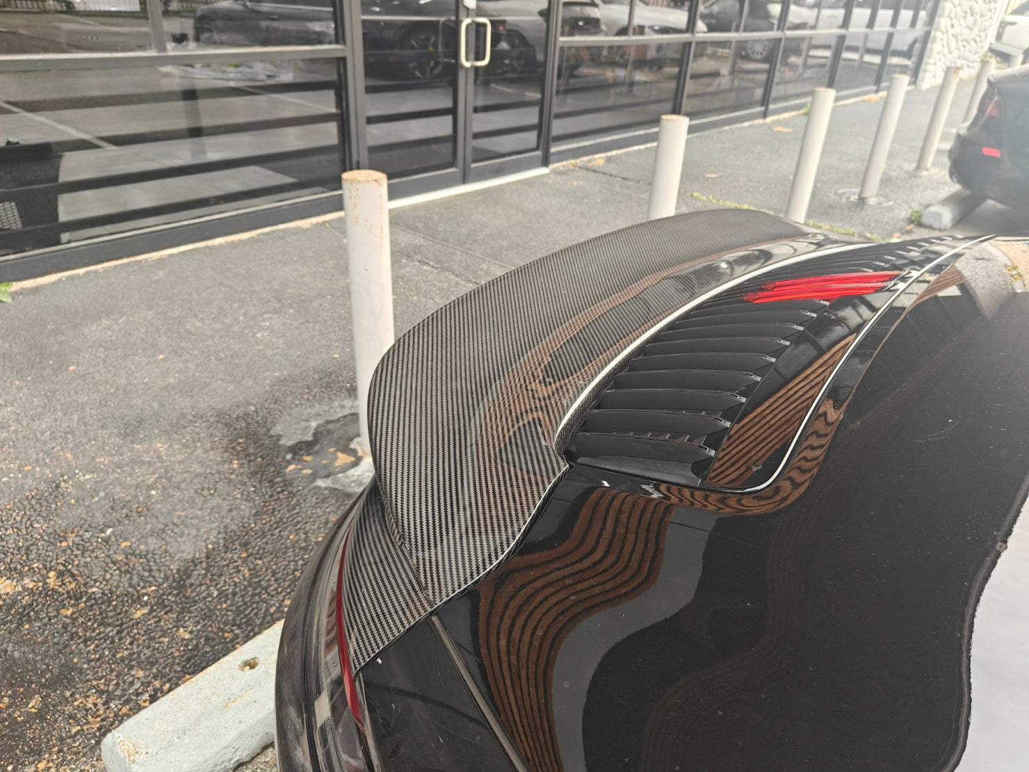 Porsche 911 992 992.1 Carrera Base/S/T/4/4S/Targa 4/ Targa 4S/GTS 2020-2024 with Aftermarket Parts - AE ART Style Ducktail Spoiler Carbon Fiber from ArmorExtend