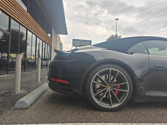 Porsche 911 992 992.1 Carrera Base/S/T/4/4S/Targa 4/ Targa 4S/GTS 2020-2024 with Aftermarket Parts - AE ART Style Ducktail Spoiler Carbon Fiber from ArmorExtend