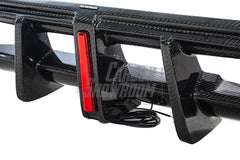 Porsche 911 992 Carrera/4/S/4S (Fits Aero Kit / Sport Package Only)2020-ON with Aftermarket Parts-ART Style Carbon Fiber Rear Diffuser  Canards from Armorextend