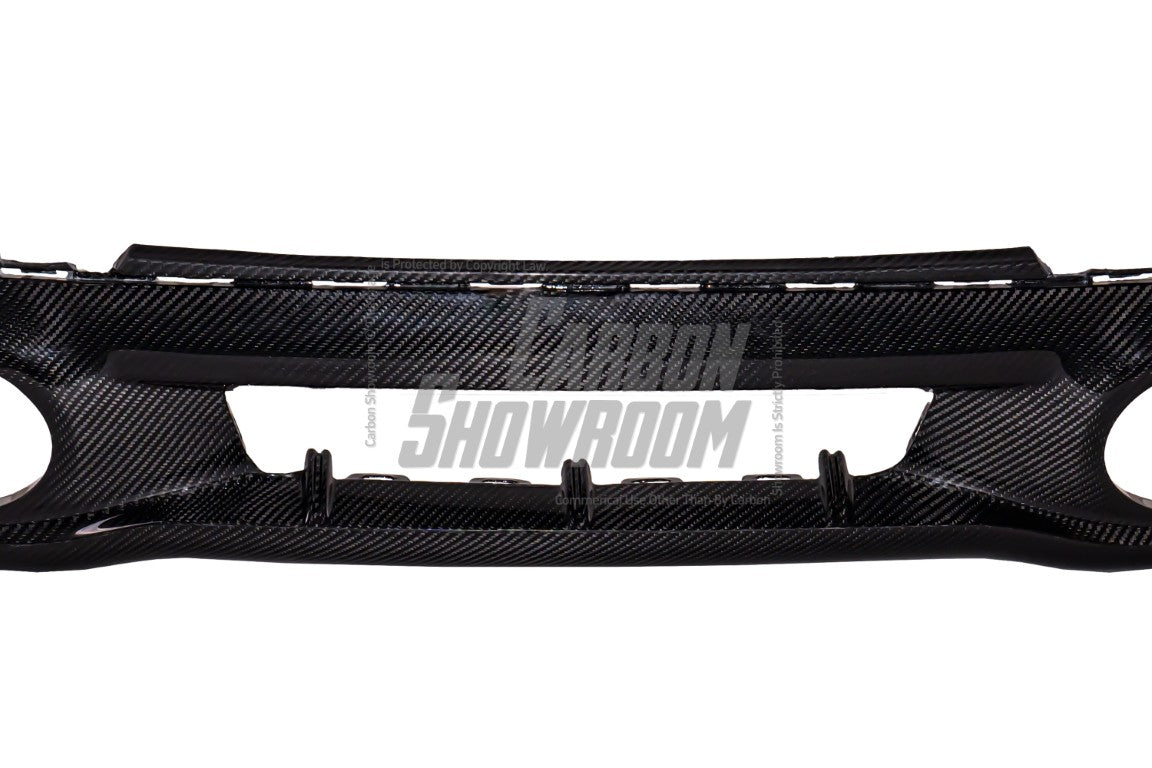 Porsche 911 992 Carrera/4/S/4S 2020-ON with Aftermarket Parts-ART Style Carbon Fiber Rear Diffuser Replacement - Armorextend