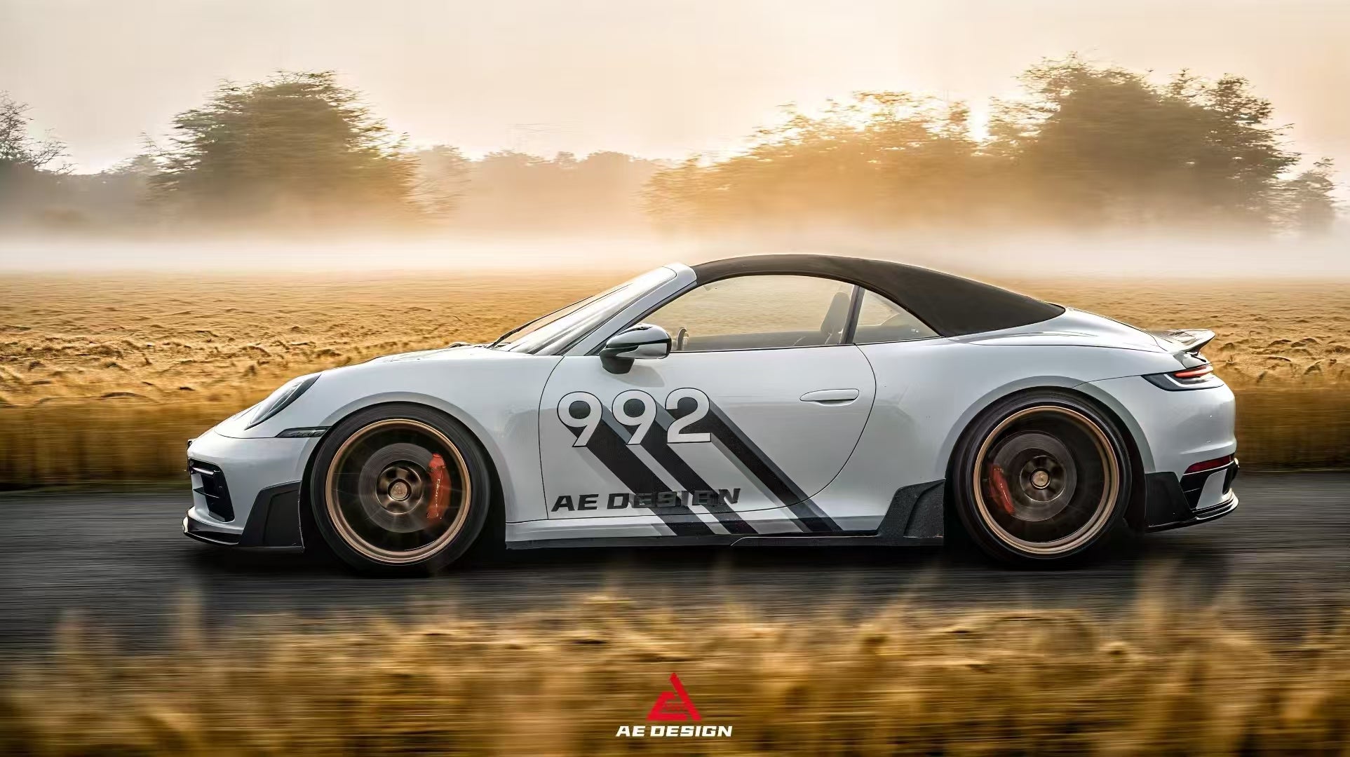 Porsche 911 992 Carrera/4/S/4S (Fits Aero Kit / Sport Package & Base Model)2020-ON with Aftermarket Parts - AE Style Side Skirts Pre-preg Carbon Fiber from ArmorExtend