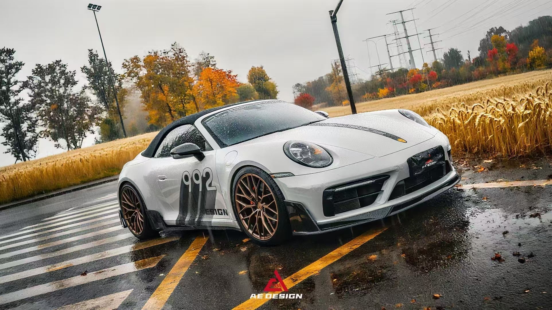 Porsche 911 992 Carrera/4/S/4S (Fits Aero Kit / Sport Package & Base Model)2020-ON with Aftermarket Parts - AE Style Side Skirts Pre-preg Carbon Fiber from ArmorExtend