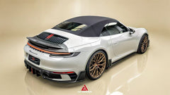 Porsche 911 992 Carrera/4/S/4S (Fits Aero Kit / Sport Package Only) 2020-ON with Aftermarket Parts - AE Style Rear Diffuser & Canards Pre-preg Carbon Fiber from ArmorExtend