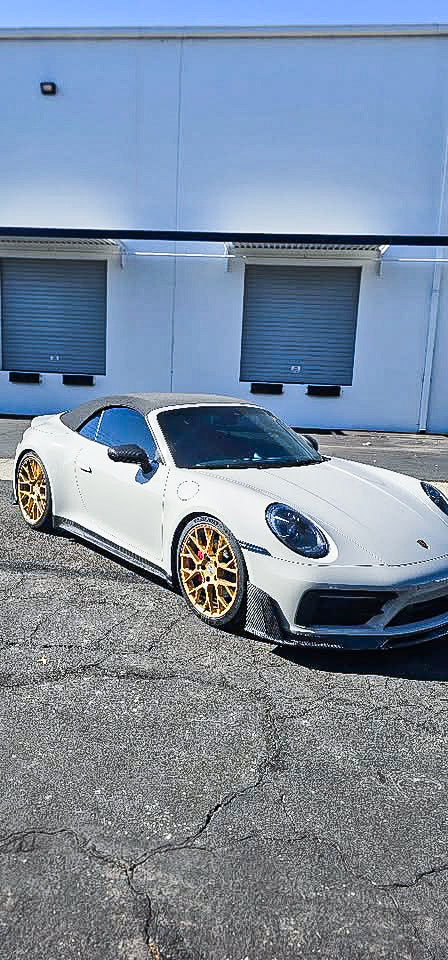 Armorextend "ART" Pre-preg Carbon Fiber Front Splitter for Porsche 992 Carrera / 4 / S / 4S with Sport Package - Performance SpeedShop