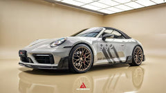 Armorextend "ART" Pre-preg Carbon Fiber Front Splitter for Porsche 992 Carrera / 4 / S / 4S with Sport Package - Performance SpeedShop