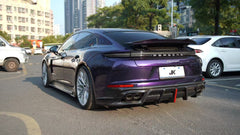 Porsche Panamera 976 Base 4 4S E-Hybird GTS Turbo 2024-ON with Aftermarket Parts - AE Desgin ART Rear Diffuser Carbon Fiber?from ArmorExtend 