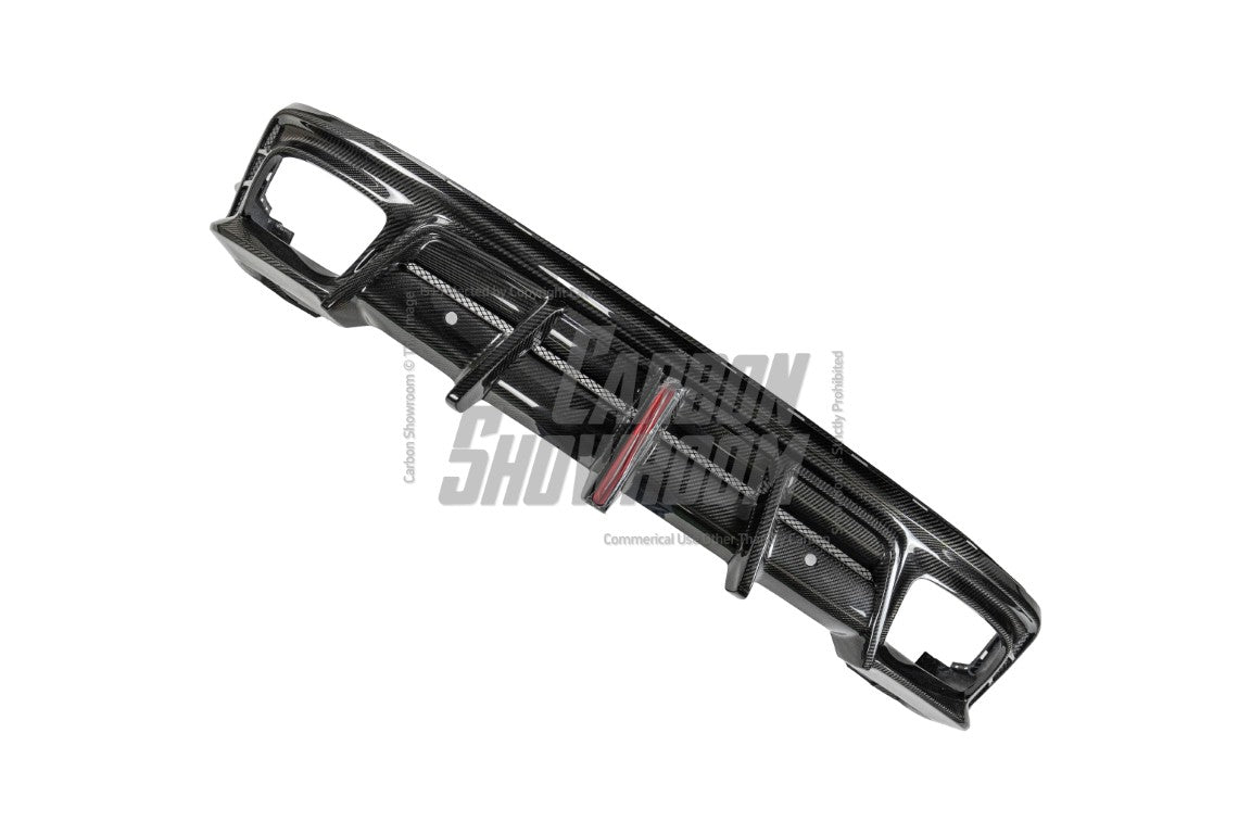 Porsche Panamera 976 Base 4 4S E-Hybird GTS Turbo 2024-ON with Aftermarket Parts - AE Desgin ART Rear Diffuser Carbon Fiber?from ArmorExtend 