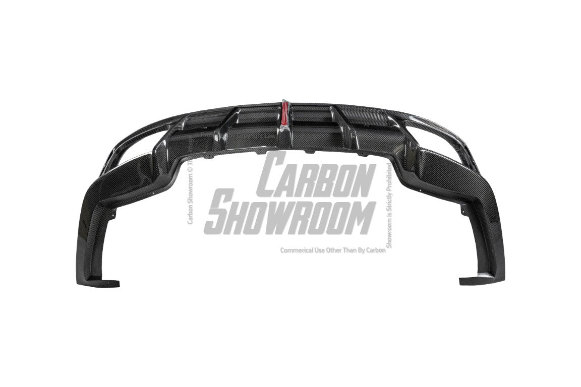Porsche Panamera 976 Base 4 4S E-Hybird GTS Turbo 2024-ON with Aftermarket Parts - AE Desgin ART Rear Diffuser Carbon Fiber?from ArmorExtend 