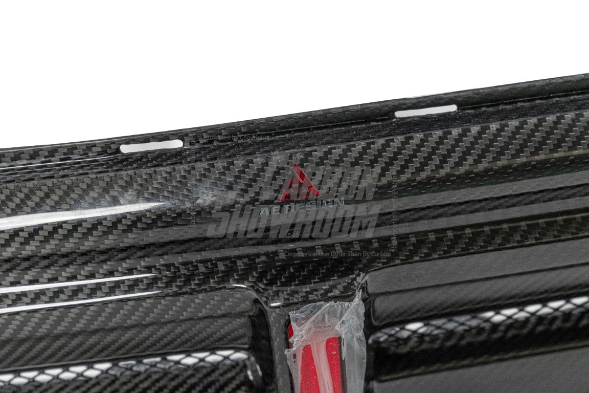 Porsche Panamera 976 Base 4 4S E-Hybird GTS Turbo 2024-ON with Aftermarket Parts - AE Desgin ART Rear Diffuser Carbon Fiber?from ArmorExtend 