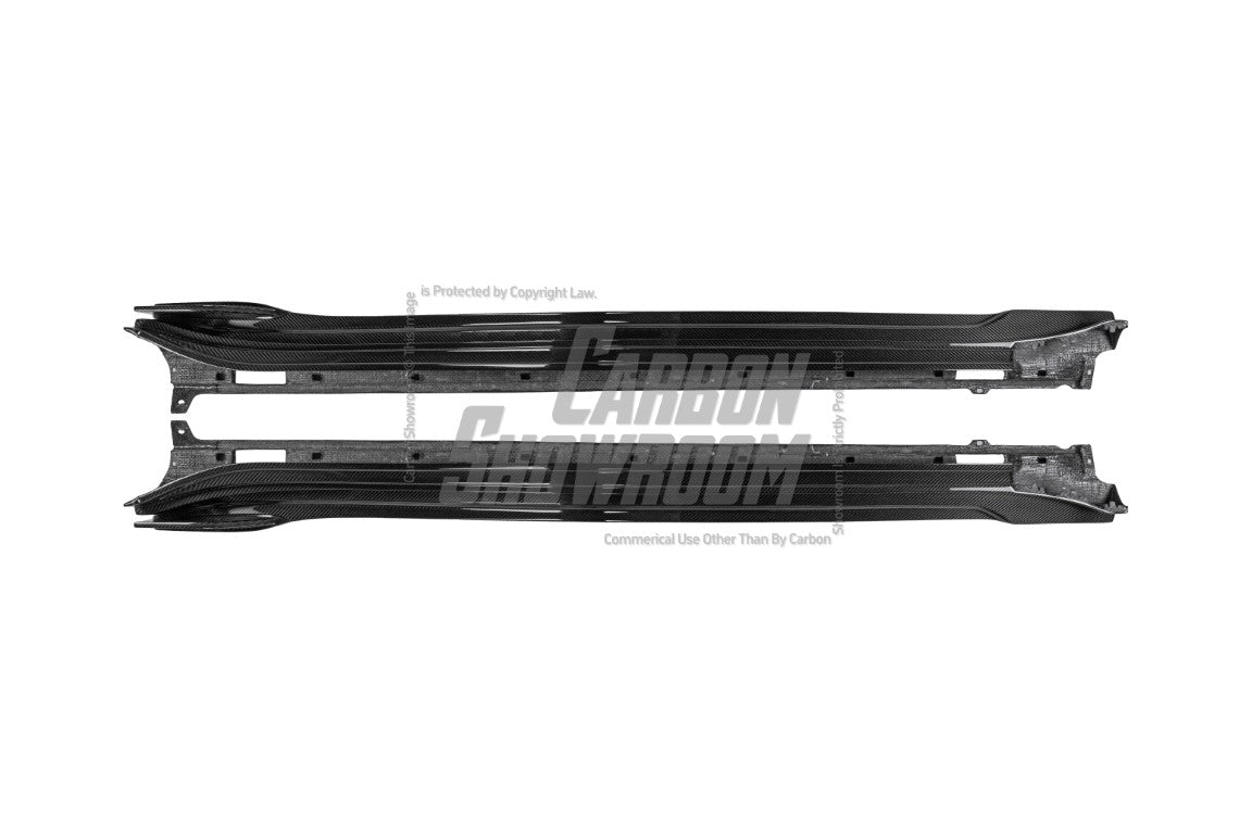 Porsche Panamera 976 Base 4 4S E-Hybird GTS Turbo 2024-ON with Aftermarket Parts - AE Desgin ART Side Skirts Carbon Fiber?from ArmorExtend